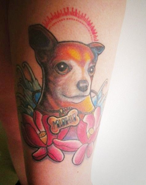 Татуировка пёс
